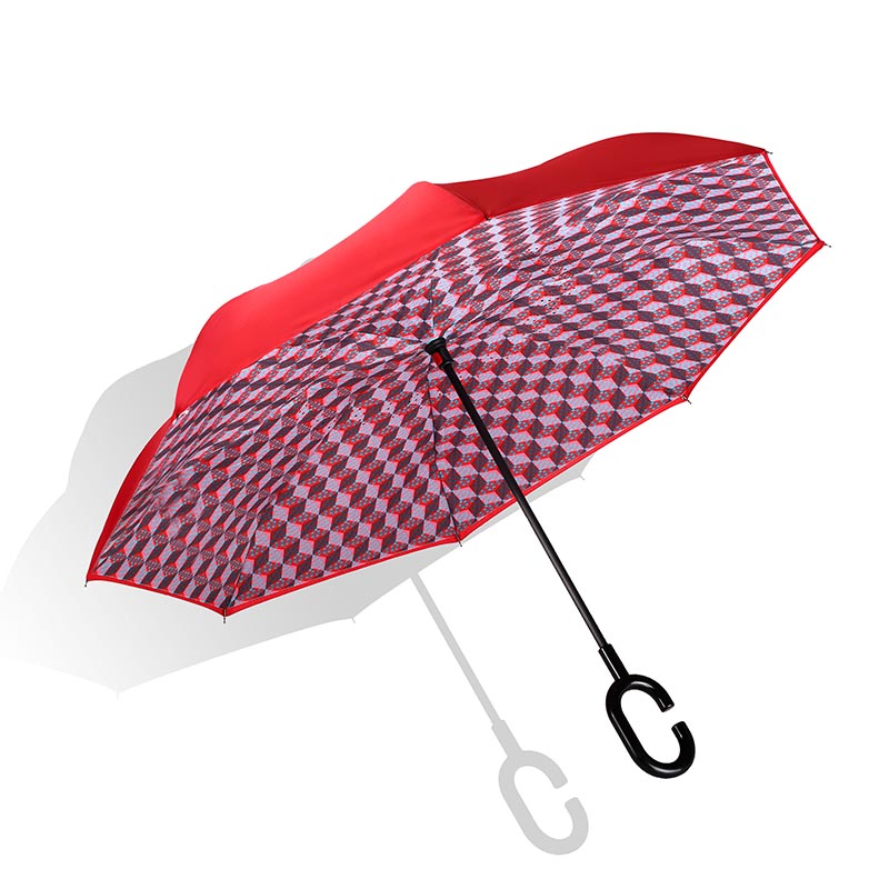 Printed Inverted Reverse Umbrella