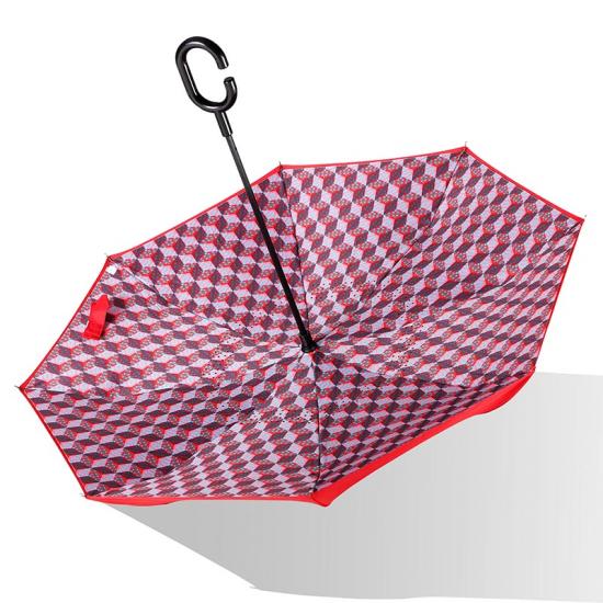design coupe-vent parapluie inversé inversé imprimé