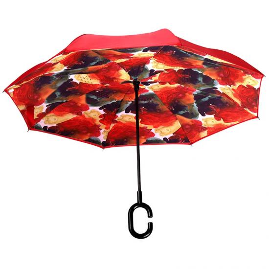 Imprimer compact Personnalisé parapluie inversé