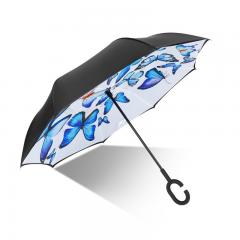 Parapluie inversée de double couche