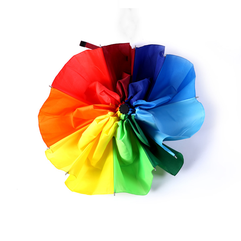 rainbow folding umbrella