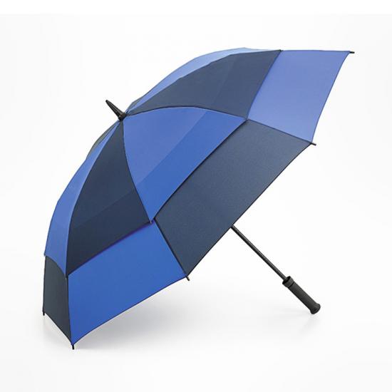 Parapluie de golf à double auvent agrandi et ventilé