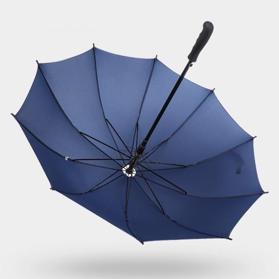 Grand logo personnalisé de parapluie de golf noir pour hommes