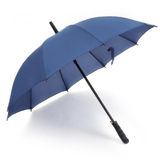 Grand logo personnalisé de parapluie de golf noir pour hommes