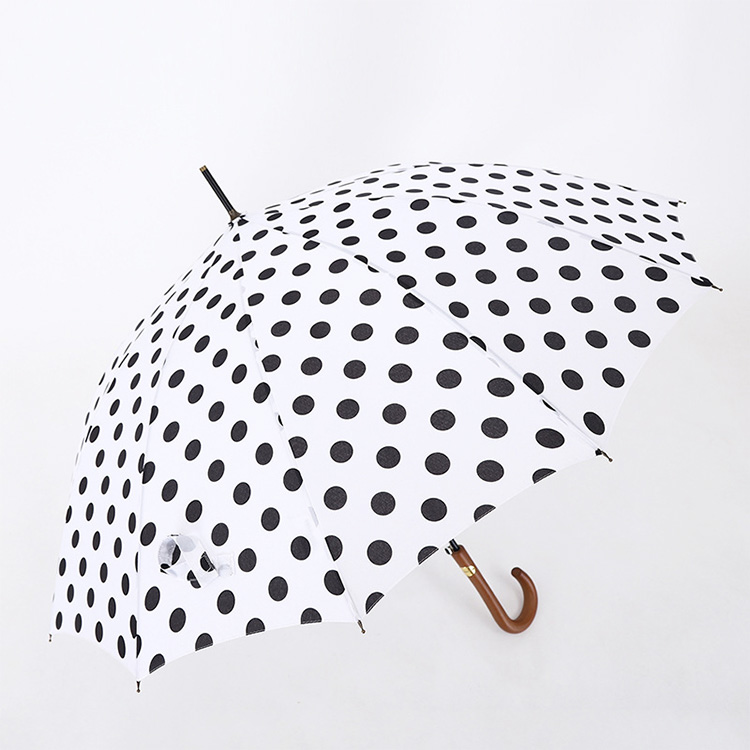 windproof polka dot golf umbrella