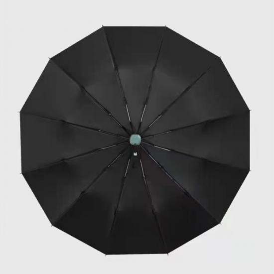 Parapluie à ouverture et fermeture automatiques à 10 côtes et 3 plis