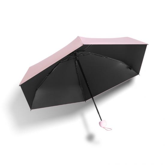 Mini parapluie plat pliable ultraléger portable 6
