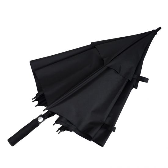 Parapluie de golf droit coupe-vent à double couche pour hommes surdimensionnés
