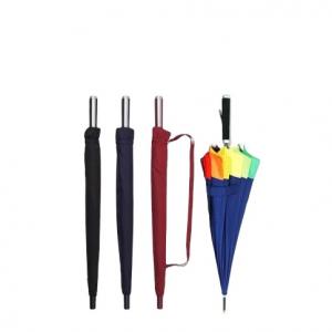 Parapluie de golf de publicité automatique de parapluies de golf de logo personnalisé de haute qualité
