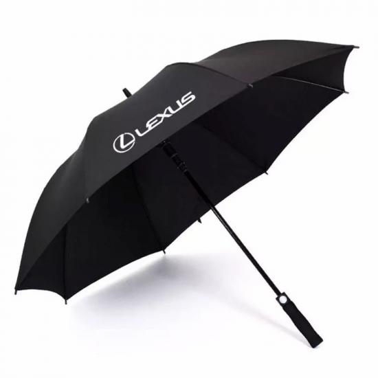 Parapluie de golf personnalisé promotionnel de 60 pouces extra large poignée droite automatique parapluie d'affaires ouvert en gros
 