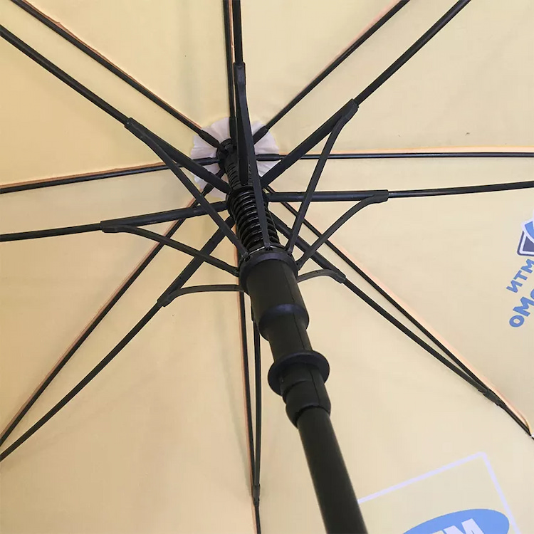 Parapluie promotionnel droit à une seule couche de parapluie de golf de la publicité adaptée aux besoins du client d'impression
