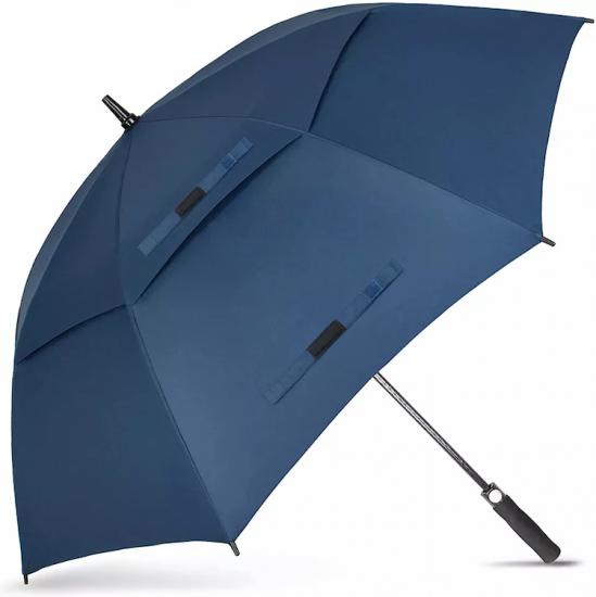 Parapluie de golf personnalisé à double couche de parapluie personnalisable en gros
